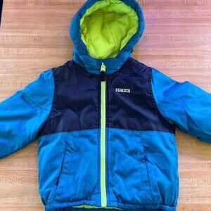 Oshkosh B'gosh Winter Jacket Toddler Size 18M Blue/Navy